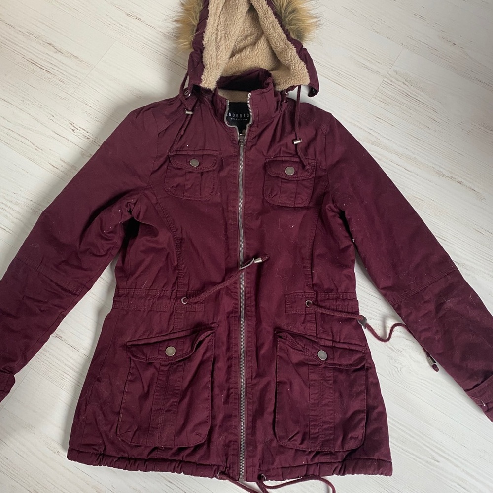 Burgundy winter coat/jacket